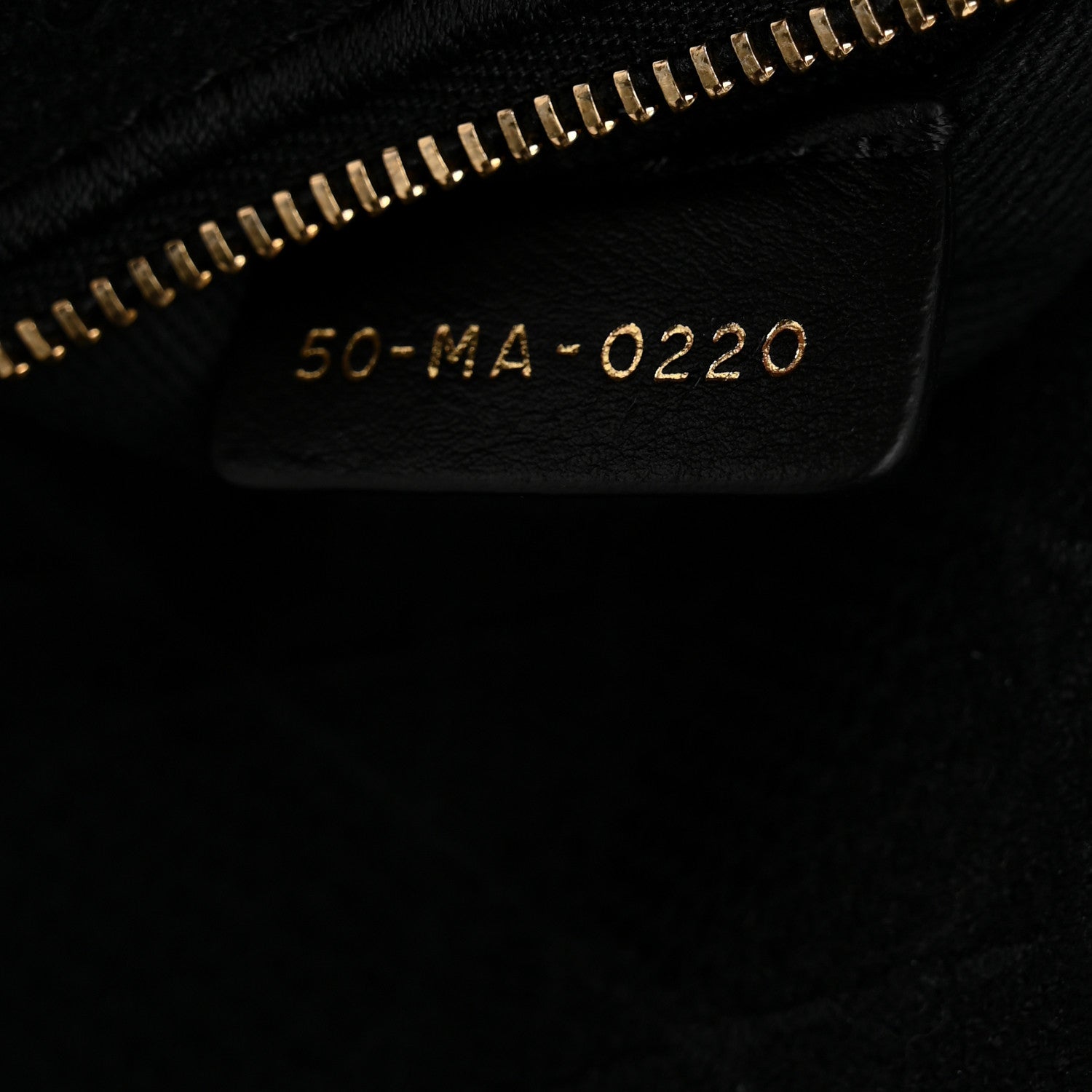 Christian Dior Canvas Embroidered Cannage Medium Lady D-Lite Black 7 of 10