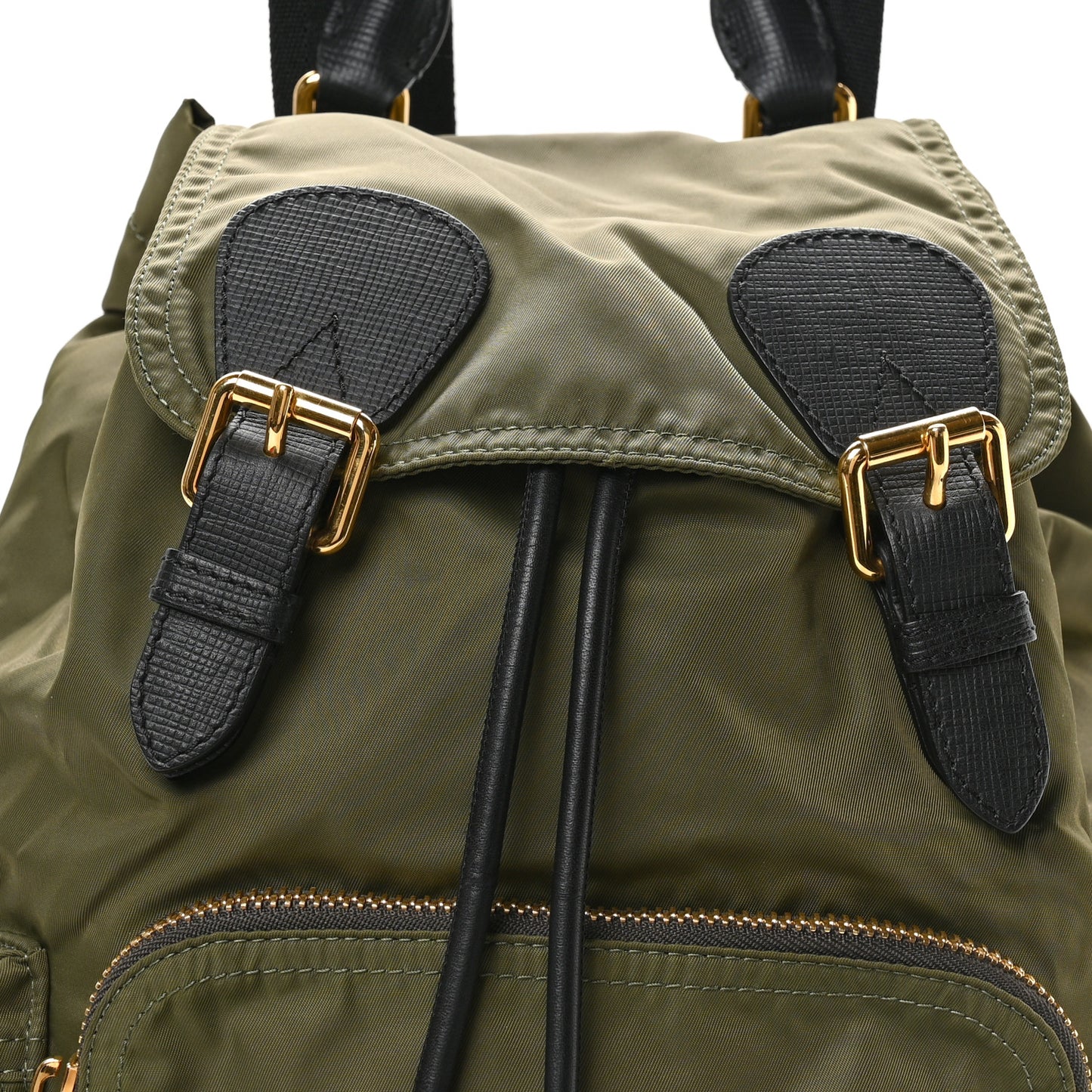 Nylon Medium Rucksack Backpack Green