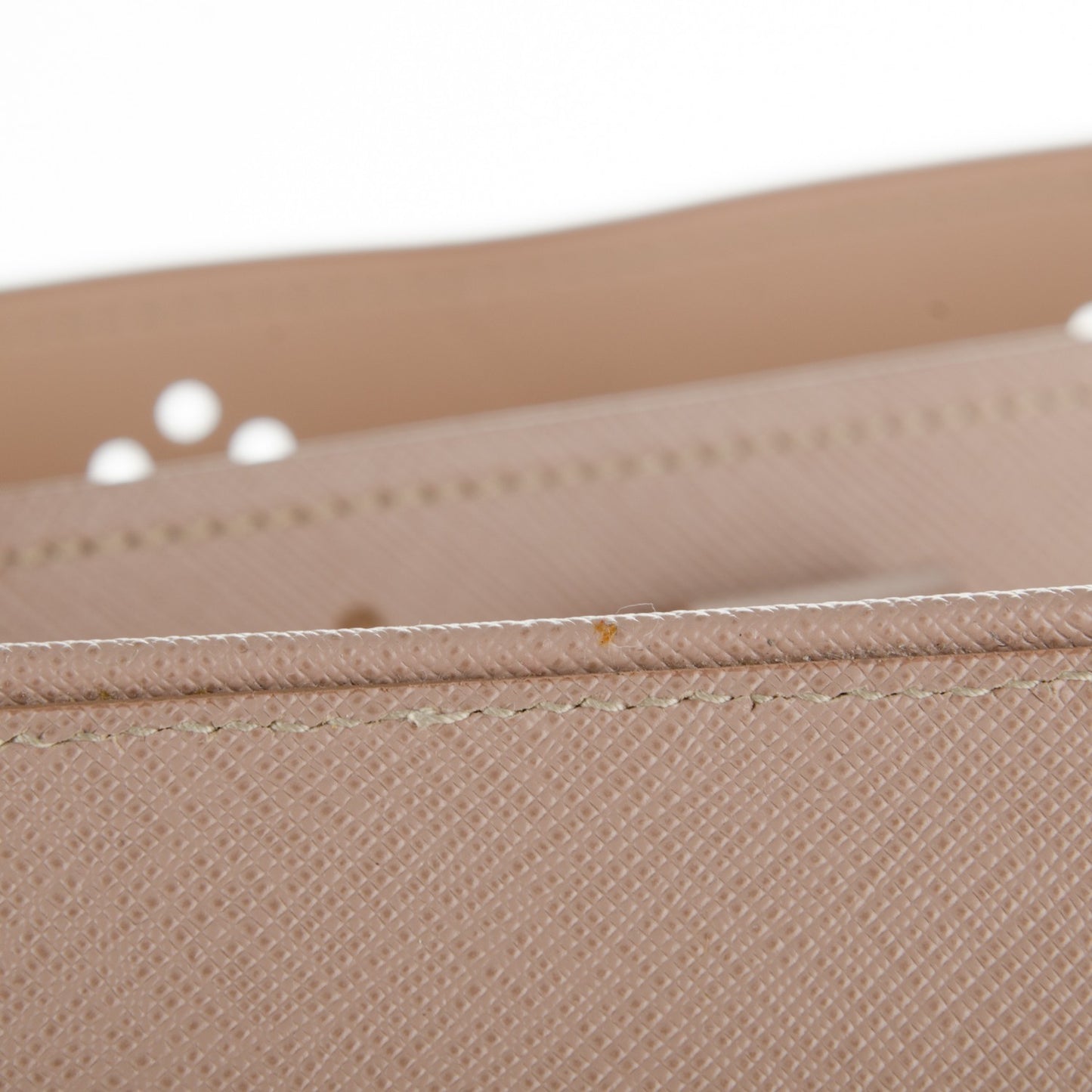 Saffiano Perforated Tote Sabbia