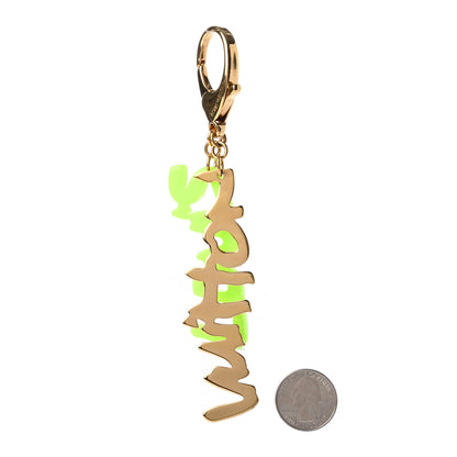 Louis Vuitton Graffiti Bag Charm Green 2 of 3