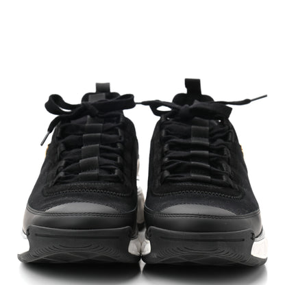 Chanel Velvet Calfskin Mixed Fibers CC Sneakers 40 Black 2 of 8
