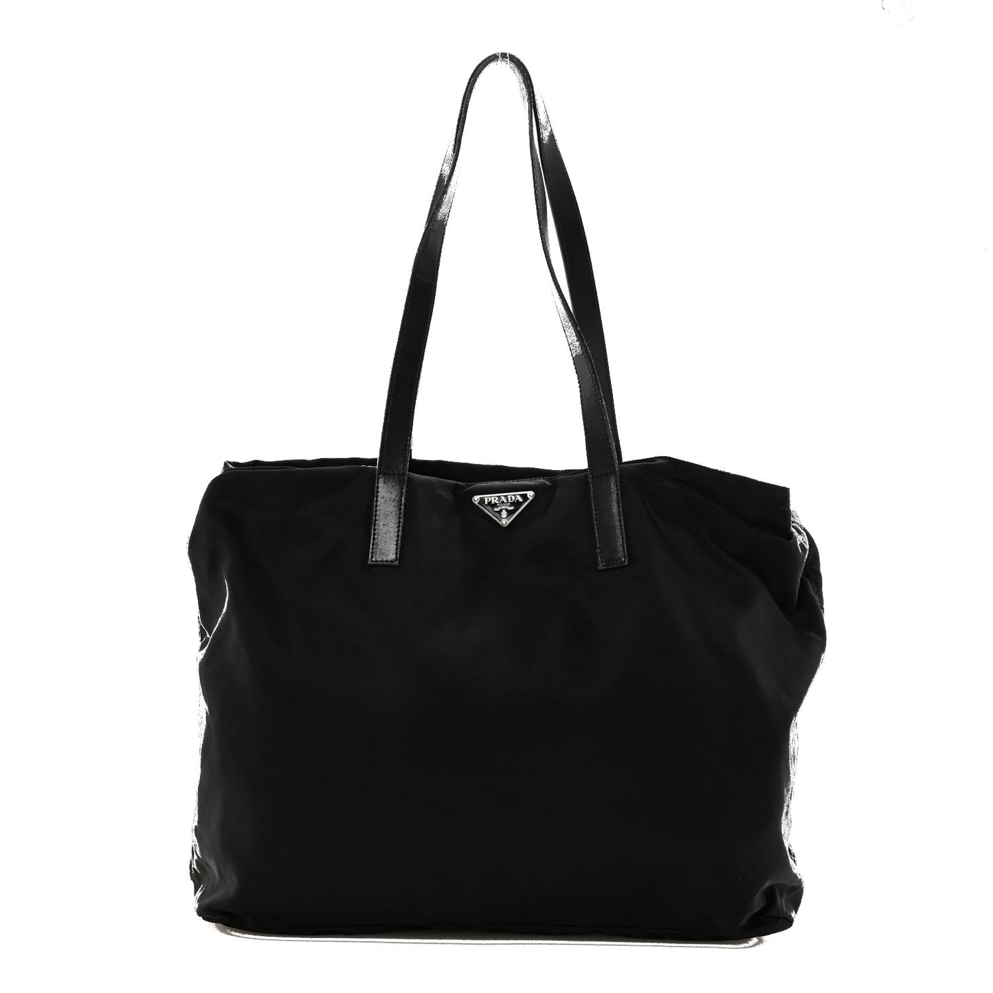 Tessuto Nylon Shopping Tote Black