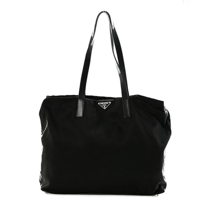 Prada Tessuto Nylon Shopping Tote Black 1 of 9