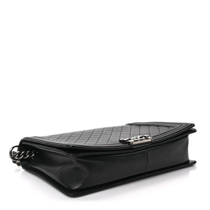 Chanel Lambskin Quilted Large Boy Flap Black 4 of 7