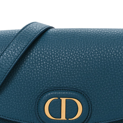 Christian Dior Grained Calfskin Medium Bobby Flap Steel Blue 8 of 10