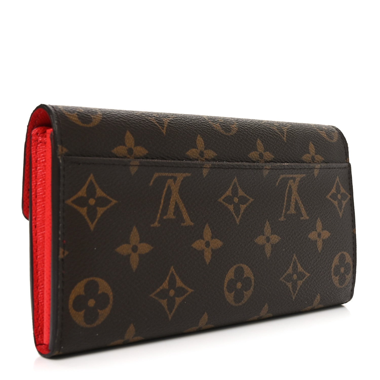 Louis Vuitton Monogram Sarah Wallet NM  Coquelicot 3 of 7