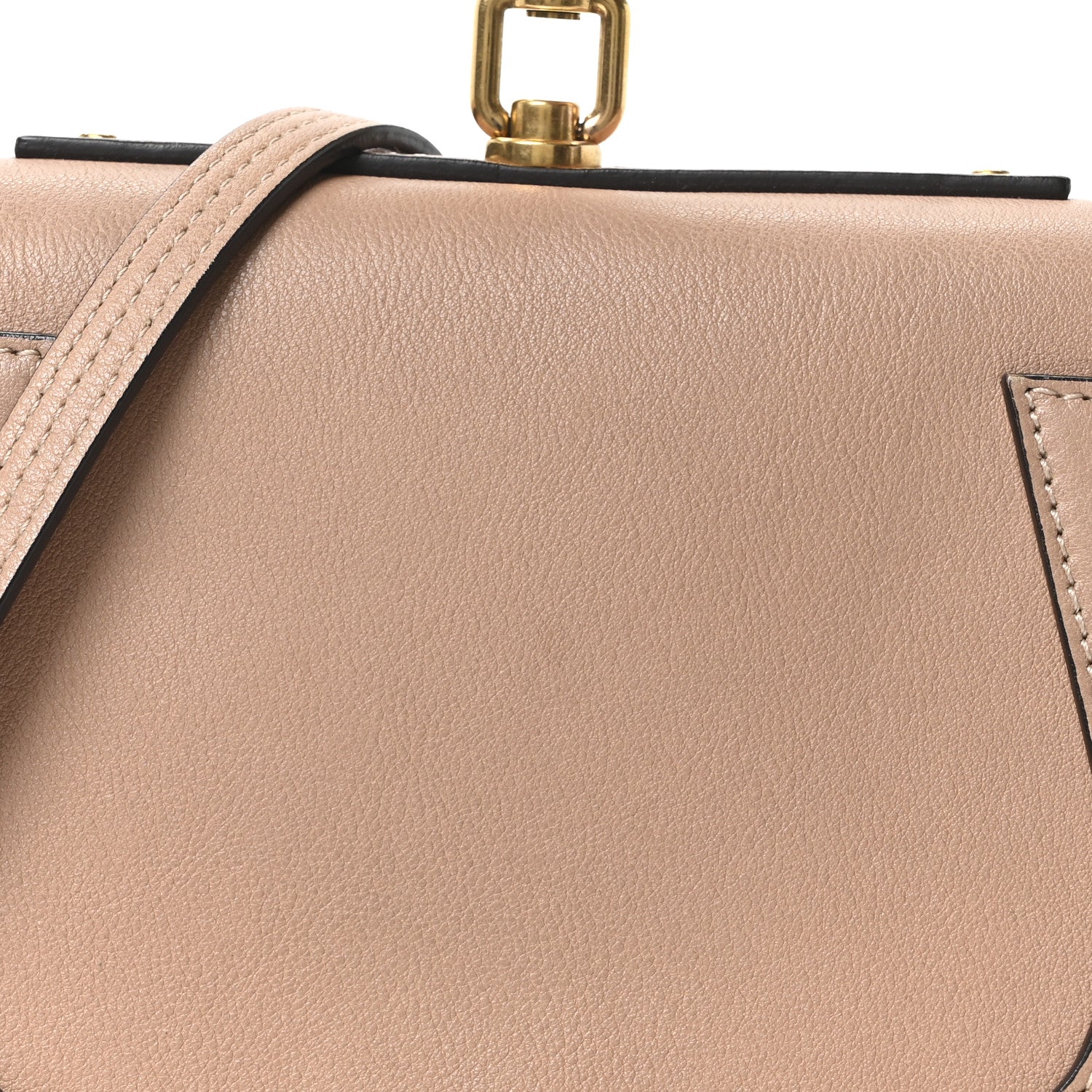 Chloe Calfskin Suede Small Nile Bracelet Bag Biscotti Beige 7 of 9