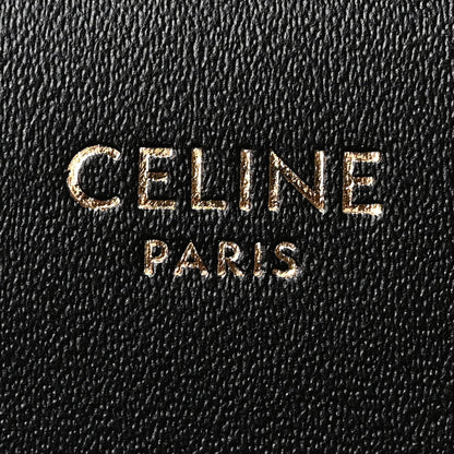 Celine Satinated Calfskin Mini 16 Top Handle Bag Black 10 of 19