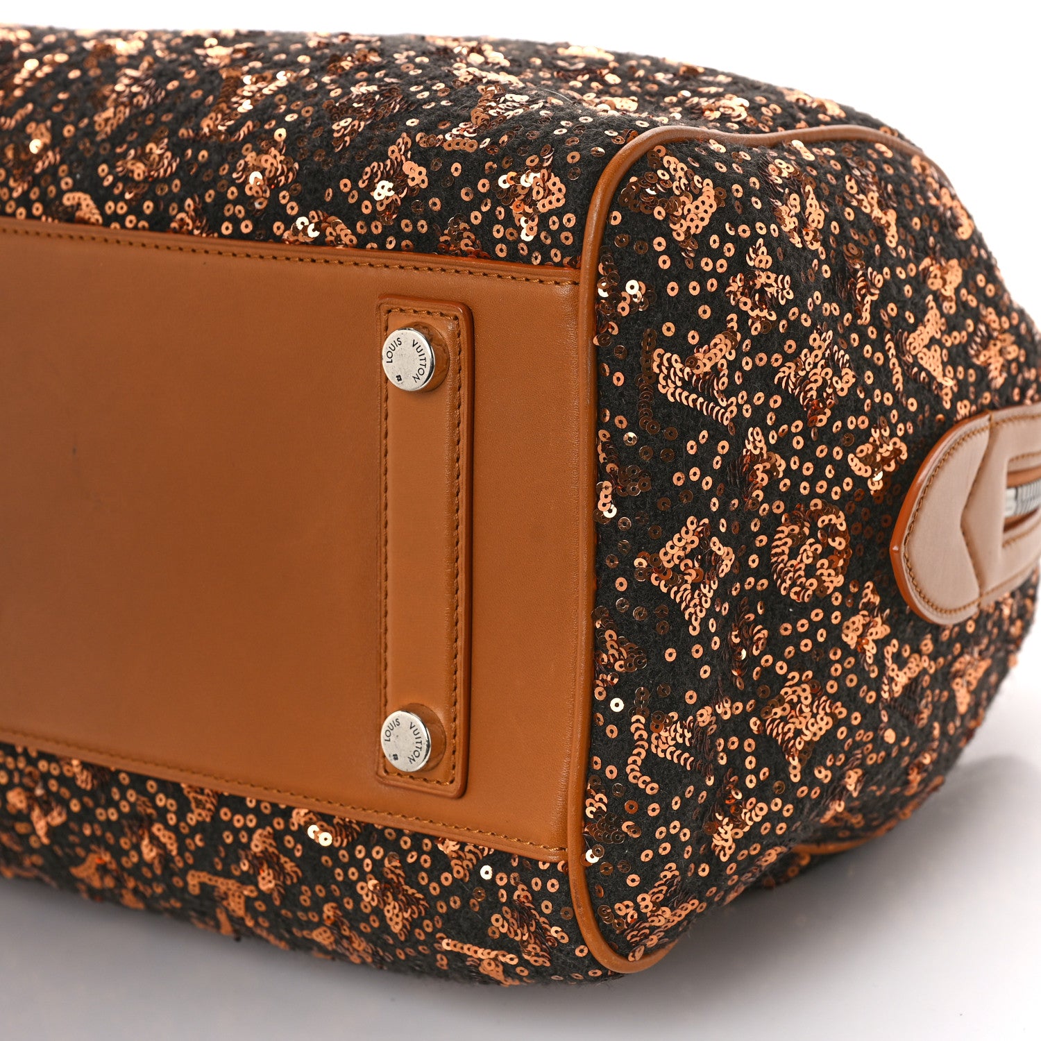 Louis Vuitton Sequin Monogram Sunshine Express Speedy Gold 8 of 10