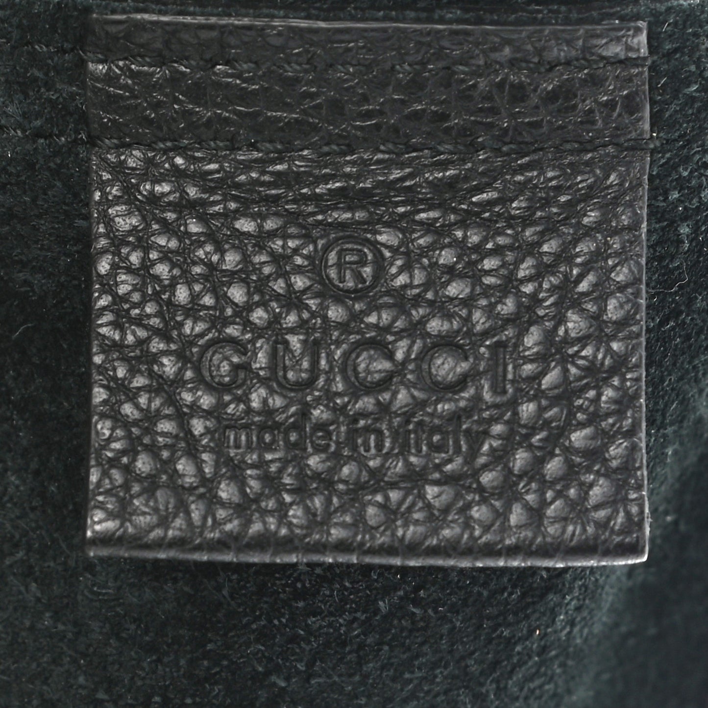 Pebbled Calfskin Large Logo Portfolio Clutch Black