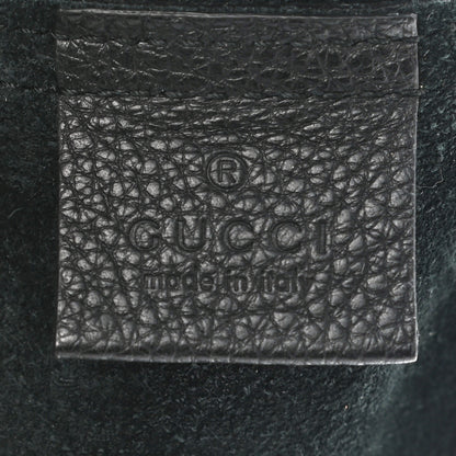 Gucci Pebbled Calfskin Large Logo Portfolio Clutch Black 6 of 8
