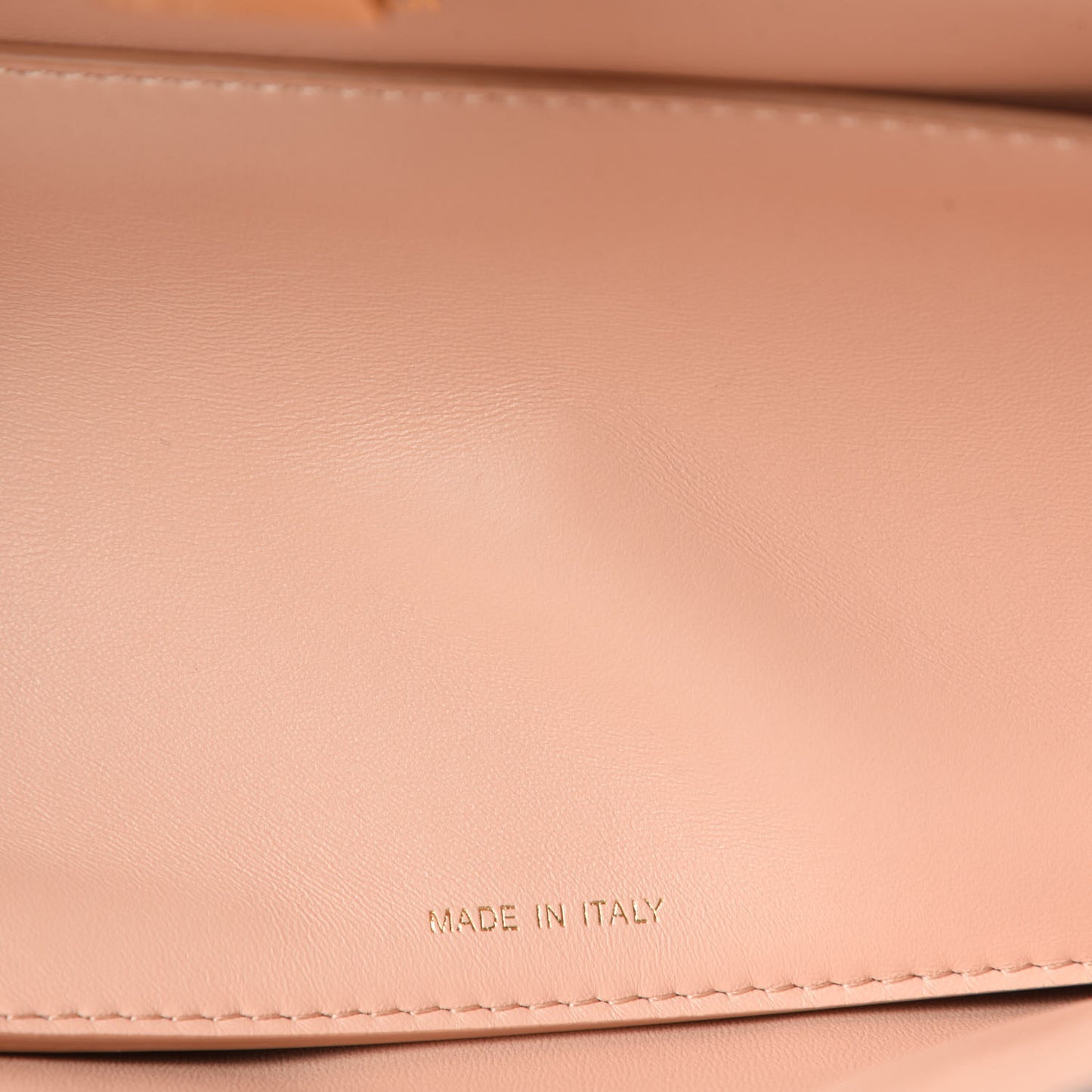 Vitello Seta Shiny Nappa Medium Peekaboo I SEE U Satchel Brandy Light Rose