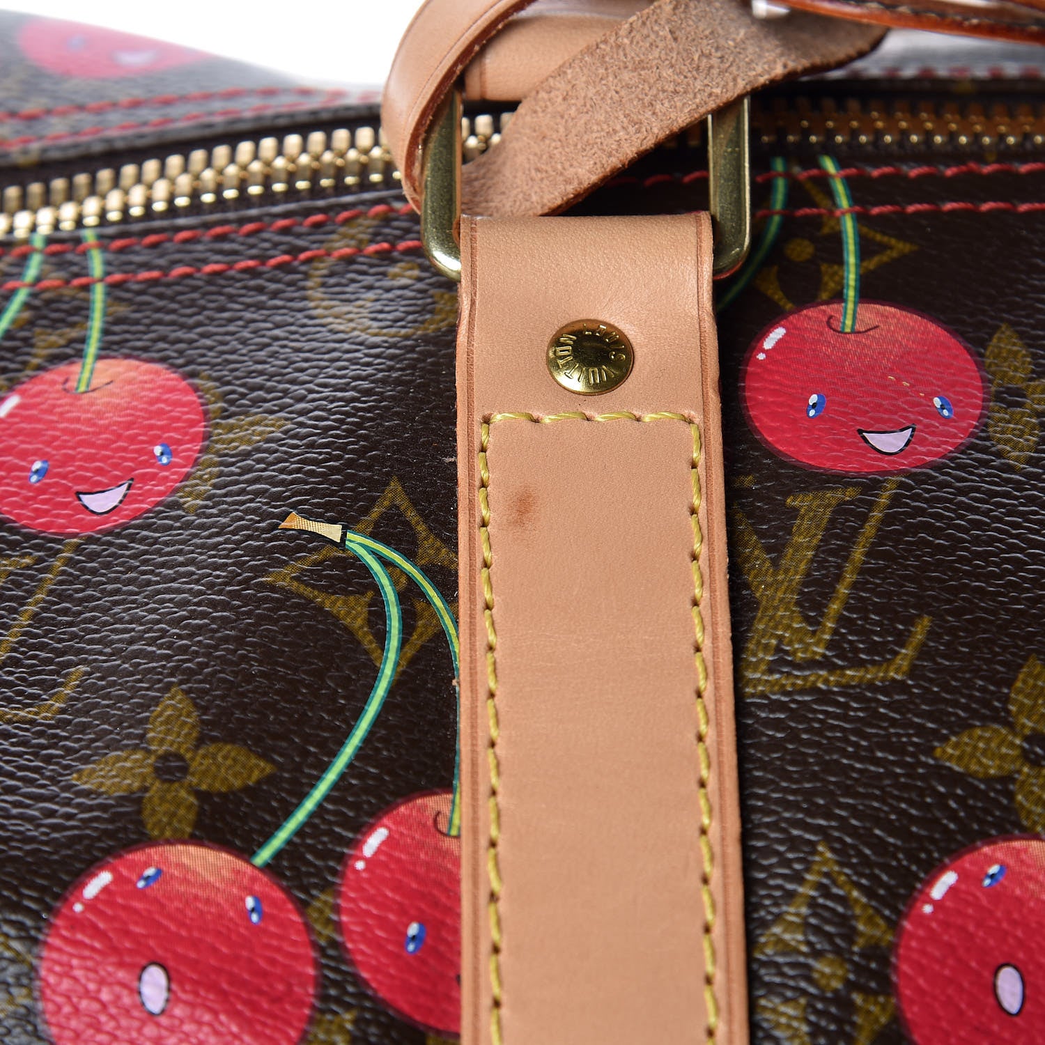 Louis Vuitton Monogram Cerises Keepall 45 16 of 20