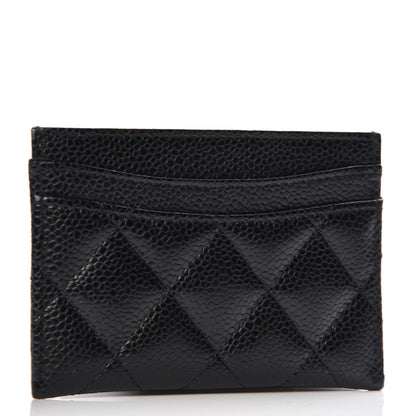 Chanel Caviar Quilted Card Holder Black 3 of 7