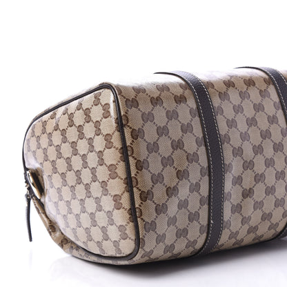 Gucci Crystal Monogram Medium Joy Boston Dark Brown 8 of 12