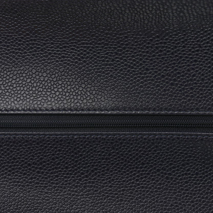 Chanel Caviar Quilted Jumbo Double Flap Navy Blue 12 of 12