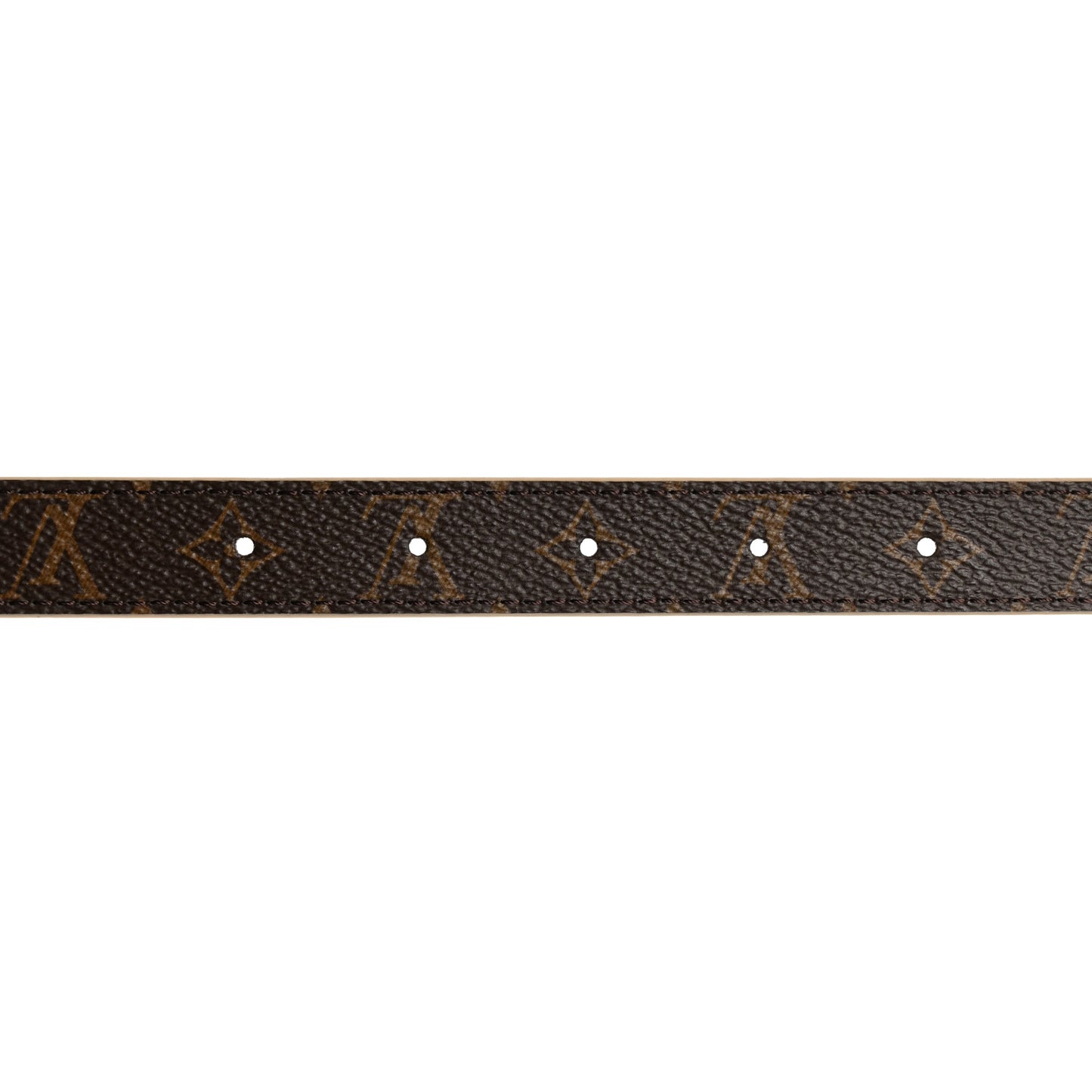 Calfskin Monogram 20mm LV Iconic Reversible Belt 75 30 Arizona Beige