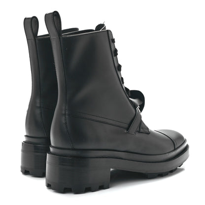 Hermes Glossed Calfskin Funk Ankle Boots 38 Black 4 of 9