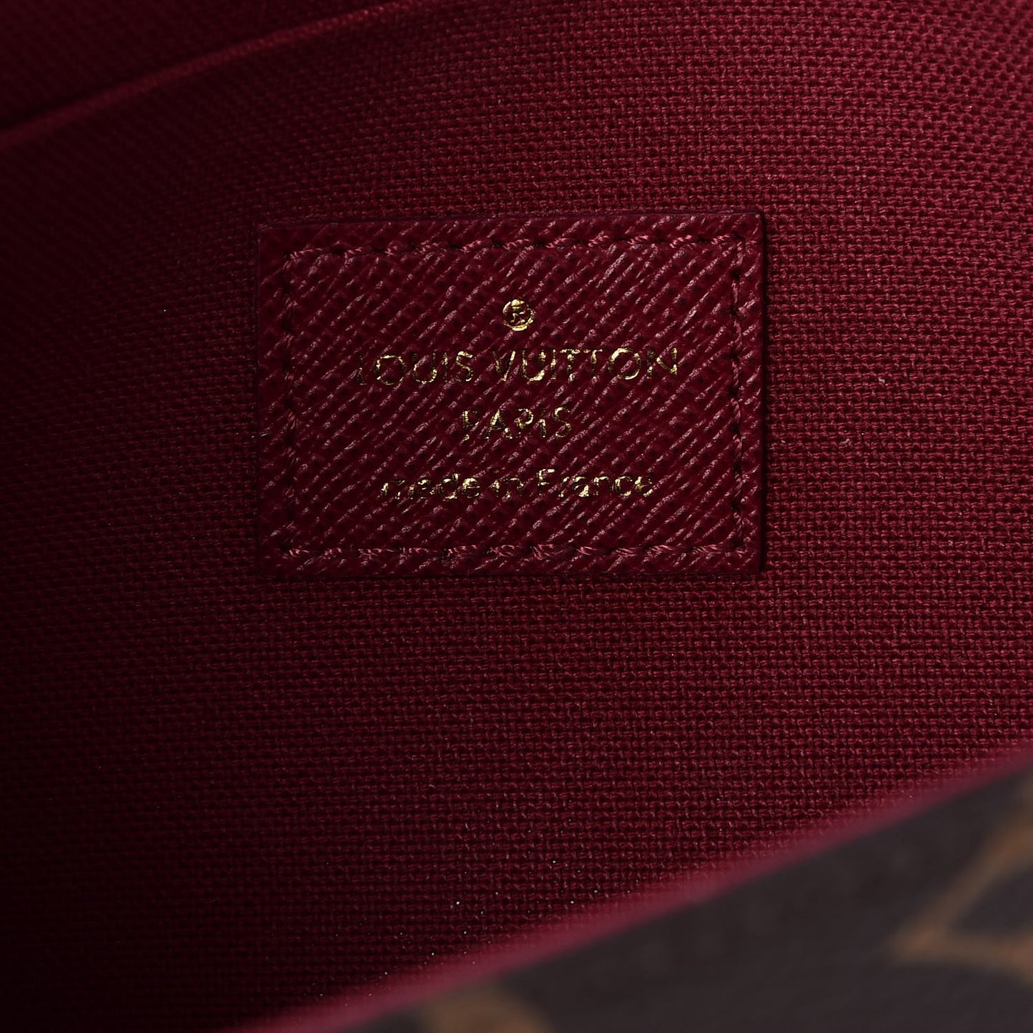 Monogram Pochette Felicie Chain Wallet Fuchsia