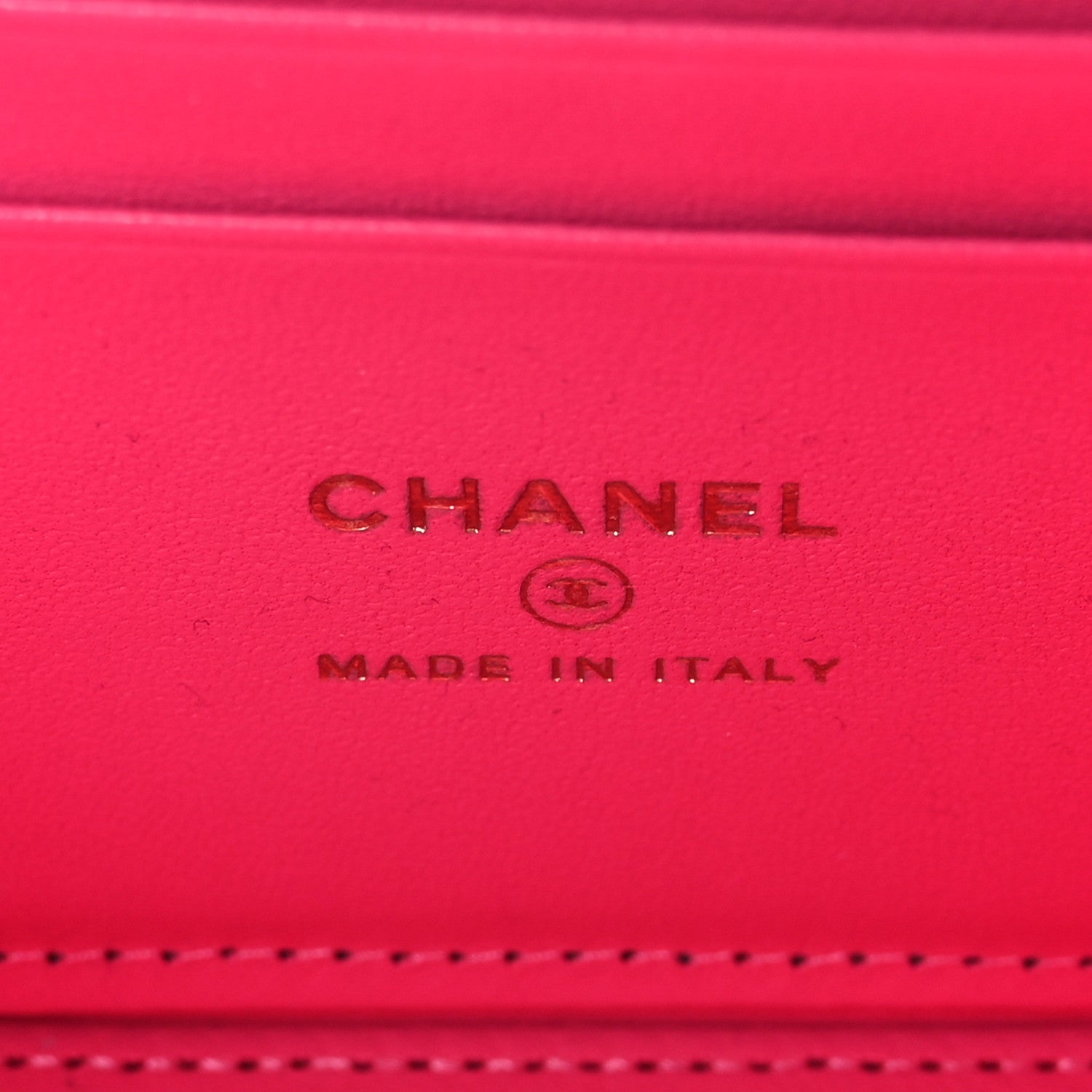 Chanel Lambskin Enamel Quilted Small Coco Hearts Vanity Case With Chain Pink 6 of 12