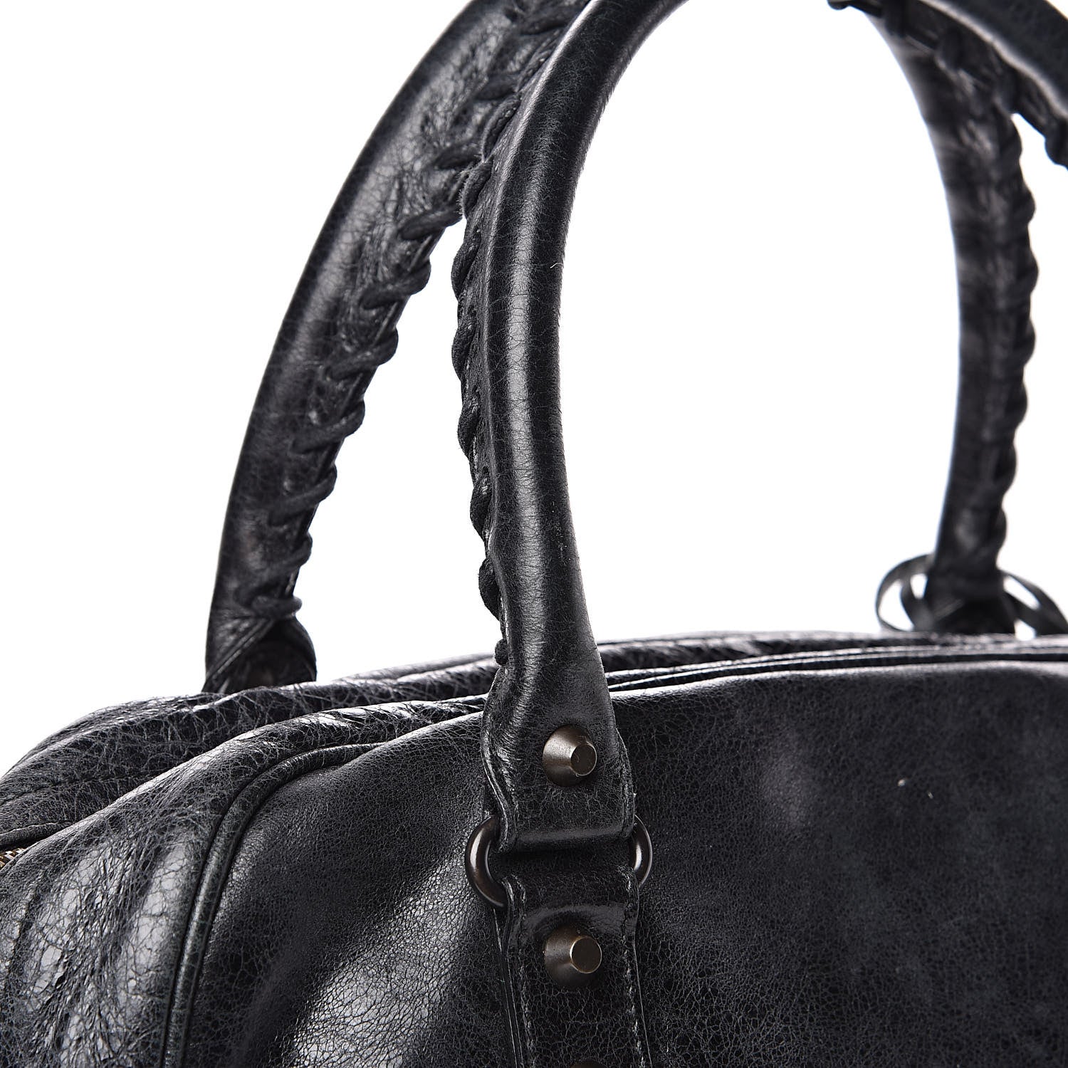 Balenciaga Agneau Classic Hardware Shoulder Bag Black 10 of 16