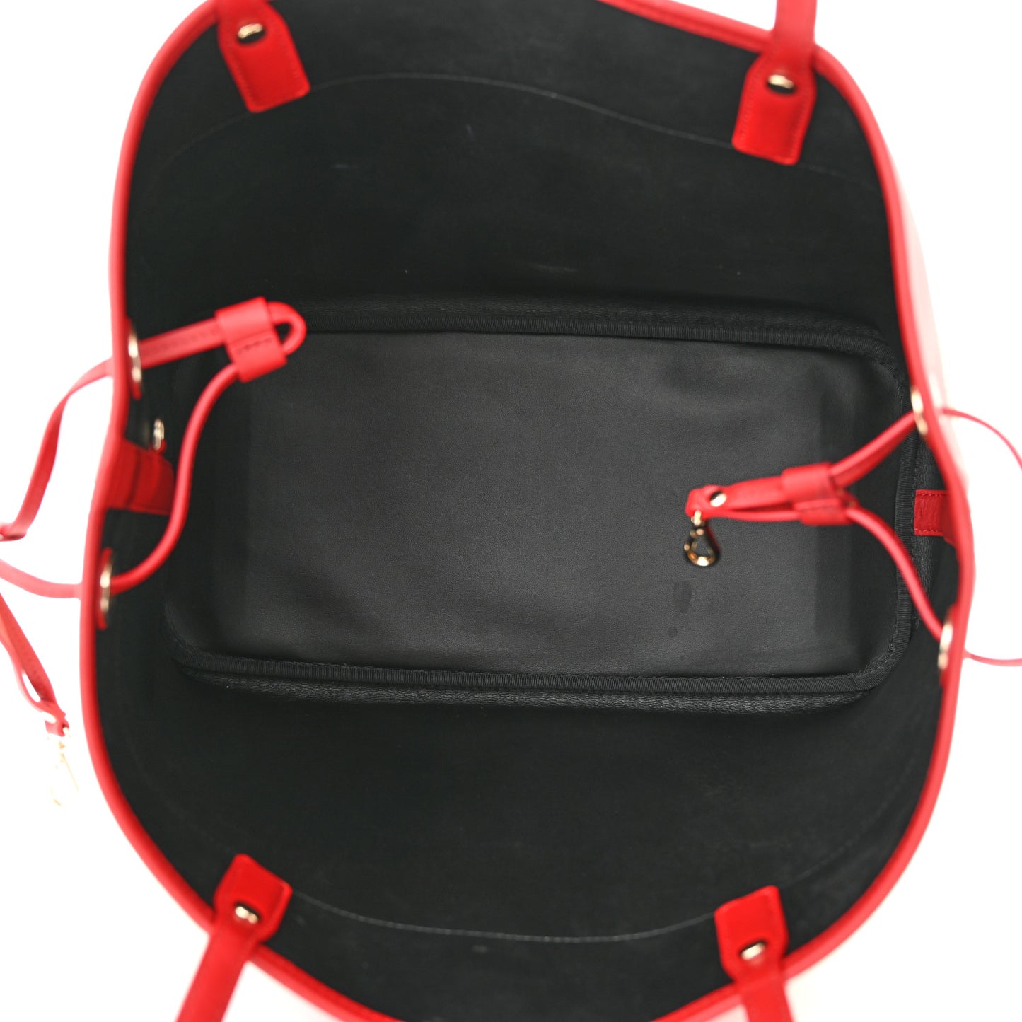 Visetos Shopper Tote Beige Red