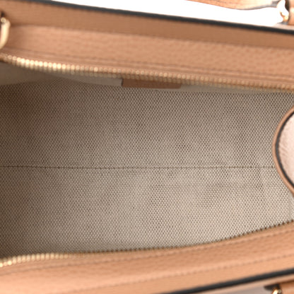 Gucci Dollar Calfskin Medium Soho Top Handle Satchel Camelia 5 of 11
