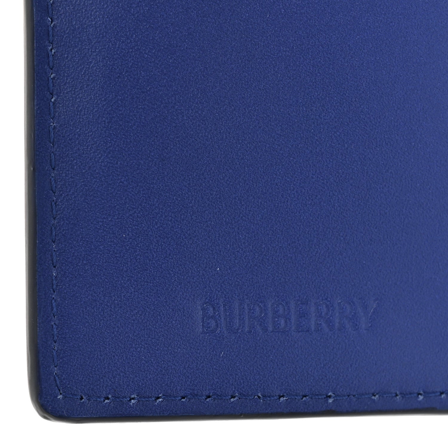 Burberry Calfskin Cavendish Continental Wallet Blue 7 of 8