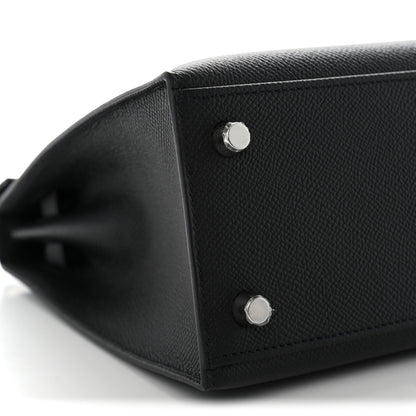 Hermes Epsom Kelly Sellier 25 Black 8 of 10