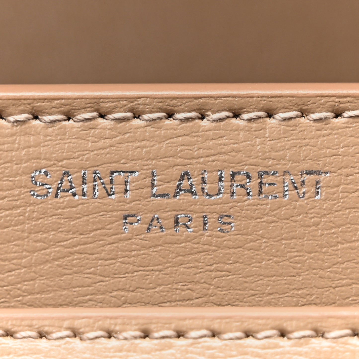 Calfskin Medium Monogram Sunset Dark Beige