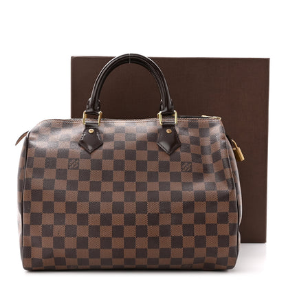 Louis Vuitton Damier Ebene Speedy 30 11 of 11
