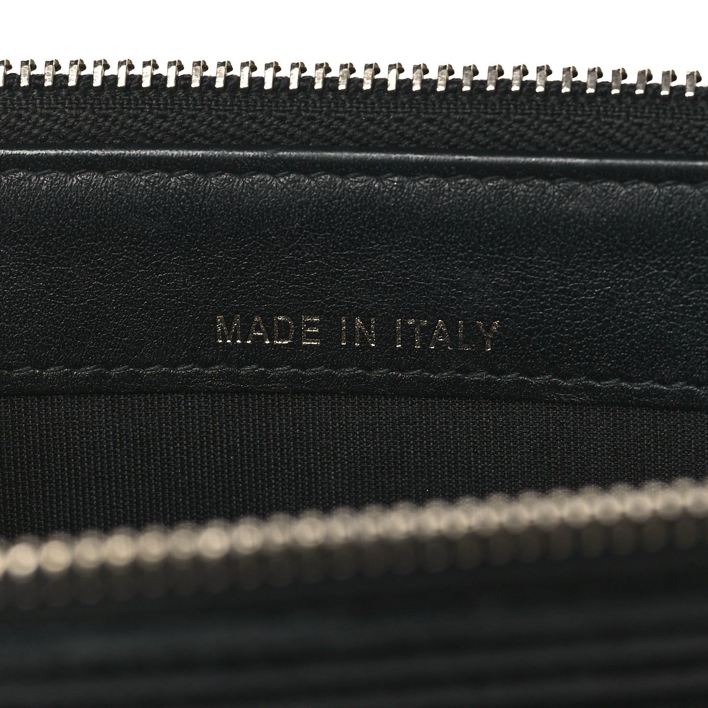 Caviar Chevron Small Boy Clutch With Chain Black