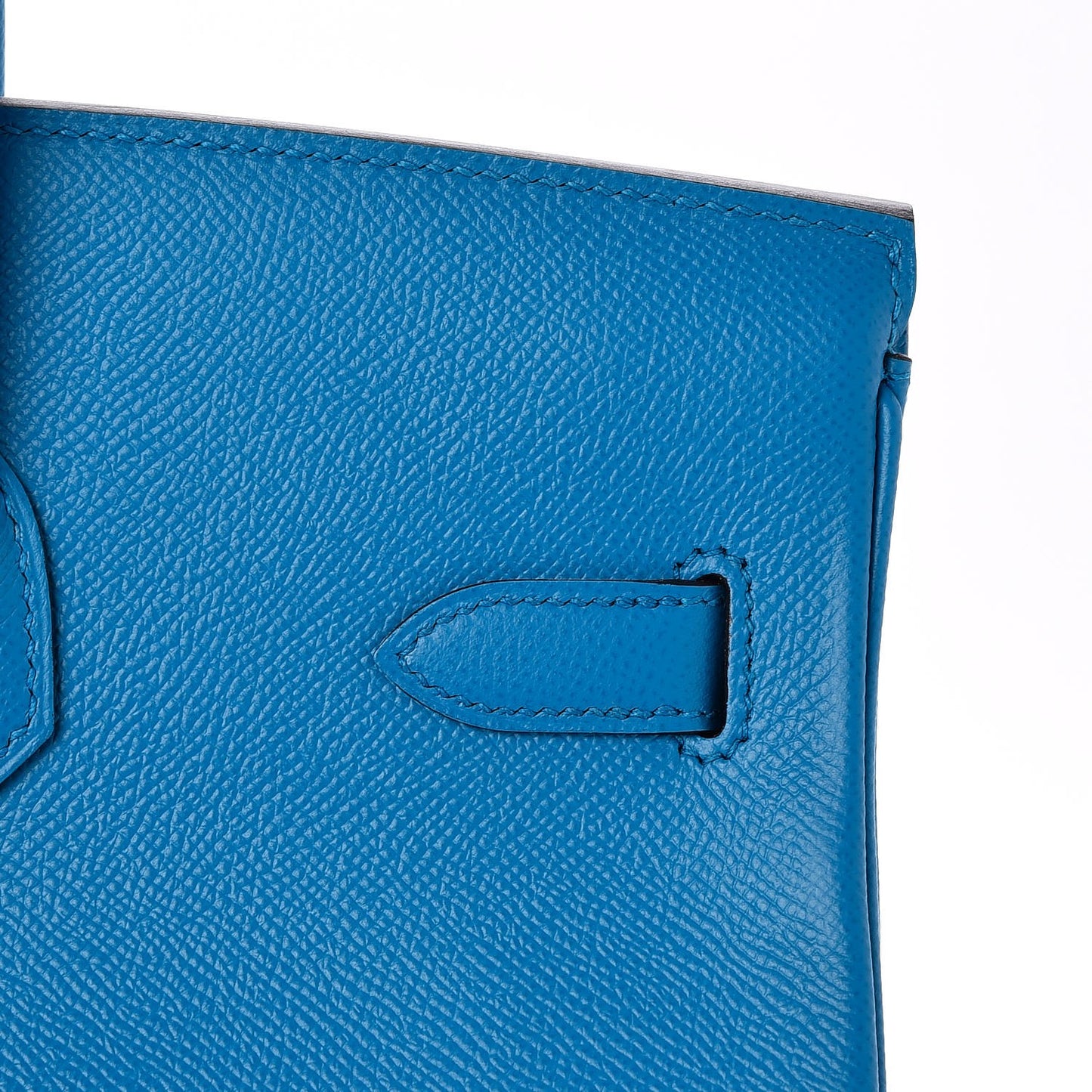 Epsom Birkin 35 Bleu Zanzibar