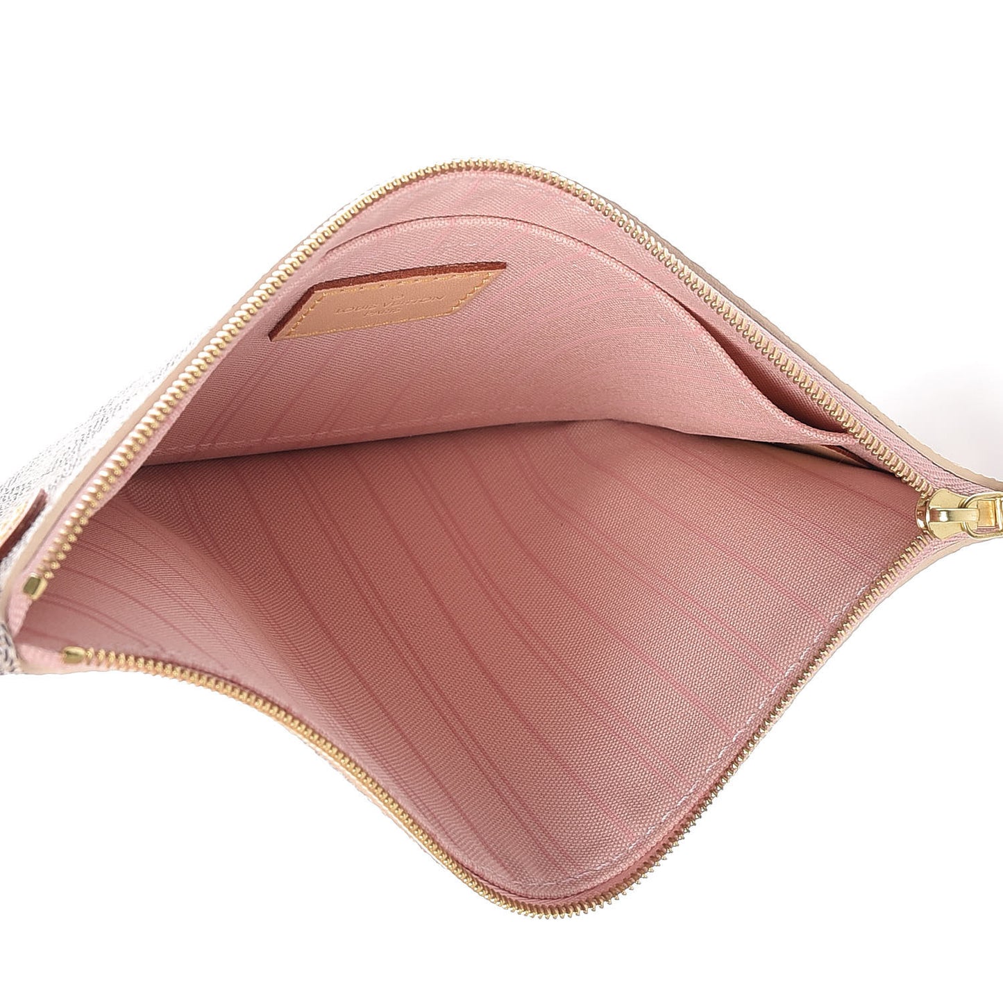 Damier Azur Neo Neverfull MM Rose Ballerine