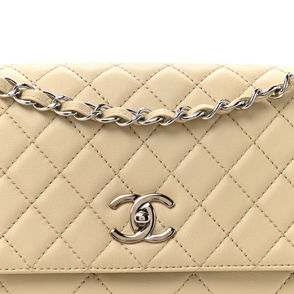 Chanel Calfskin Quilted In the Business Flap Bag Light Beige 8 of 10