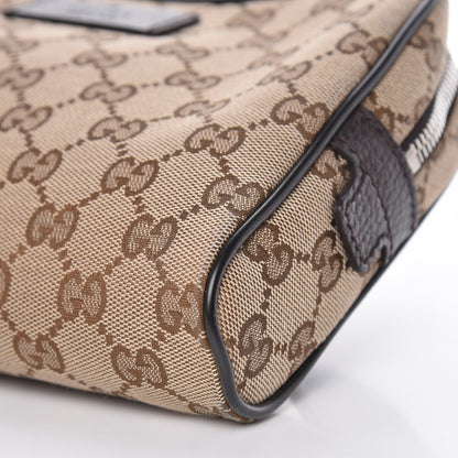 Gucci Monogram Belt Bag Dark Brown 9 of 10