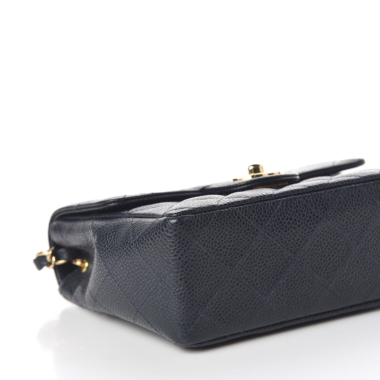Chanel Caviar Quilted Mini Square Flap Navy 6 of 11