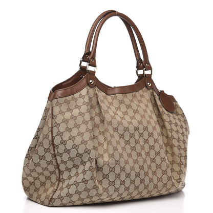 Gucci Monogram Large Sukey Tote Brown 4 of 15