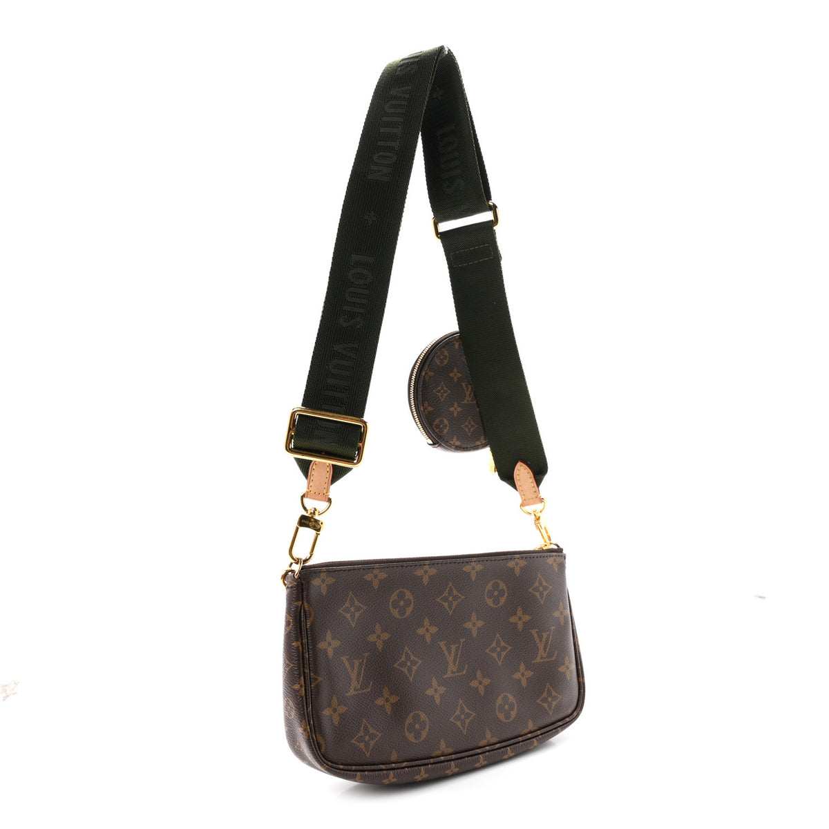 Louis Vuitton Monogram Multi Pochette Accessories Kaki 3 of 12