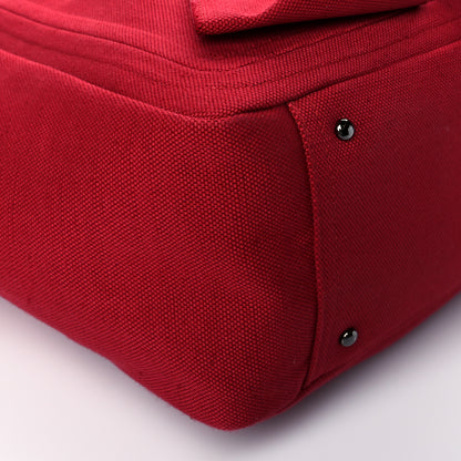 Valentino Garavani Canvas Atelier 02 Bow Edition Small Tote Bag Red 9 of 10