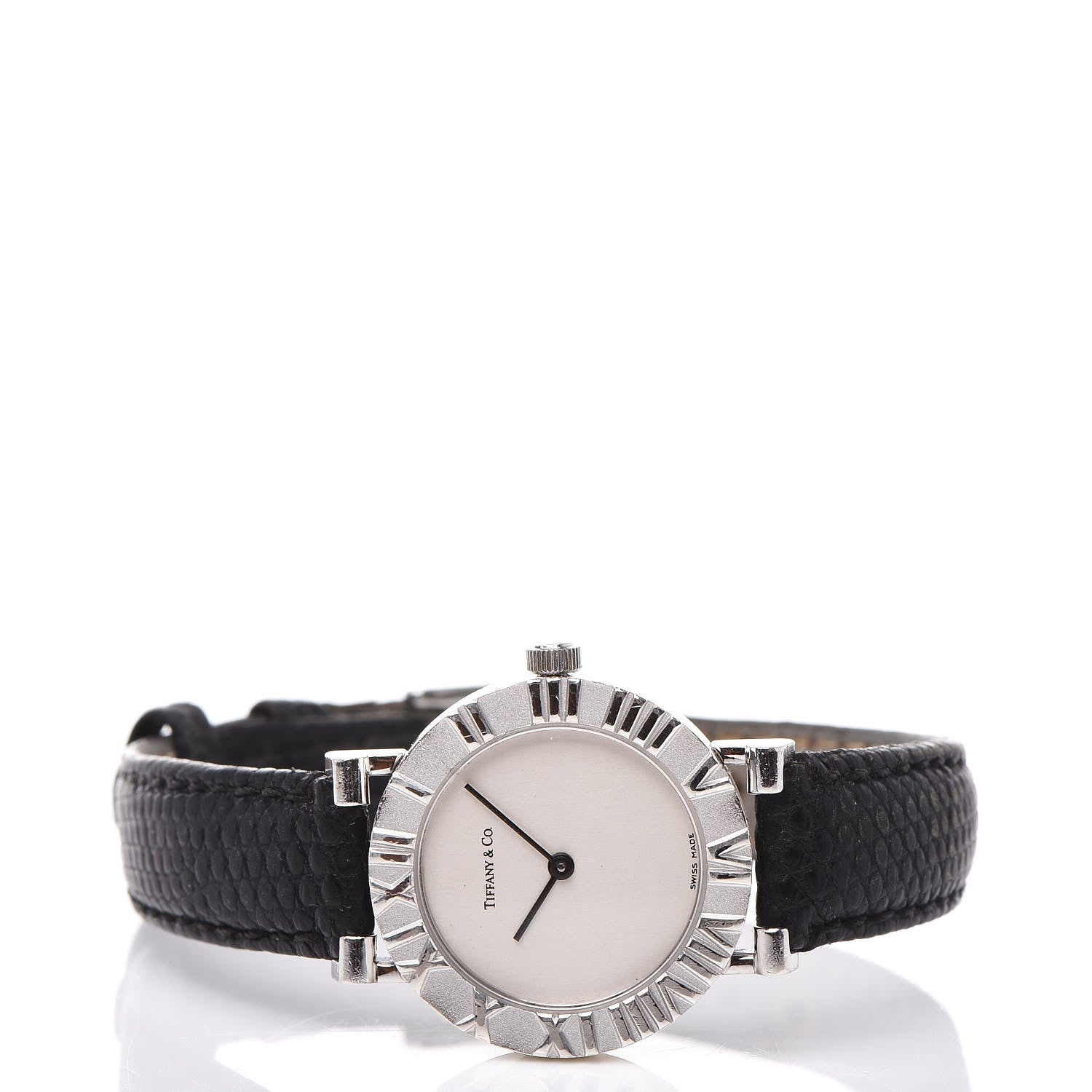 Tiffany Sterling Silver Lizard 24mm Atlas Quartz Watch 3 of 9