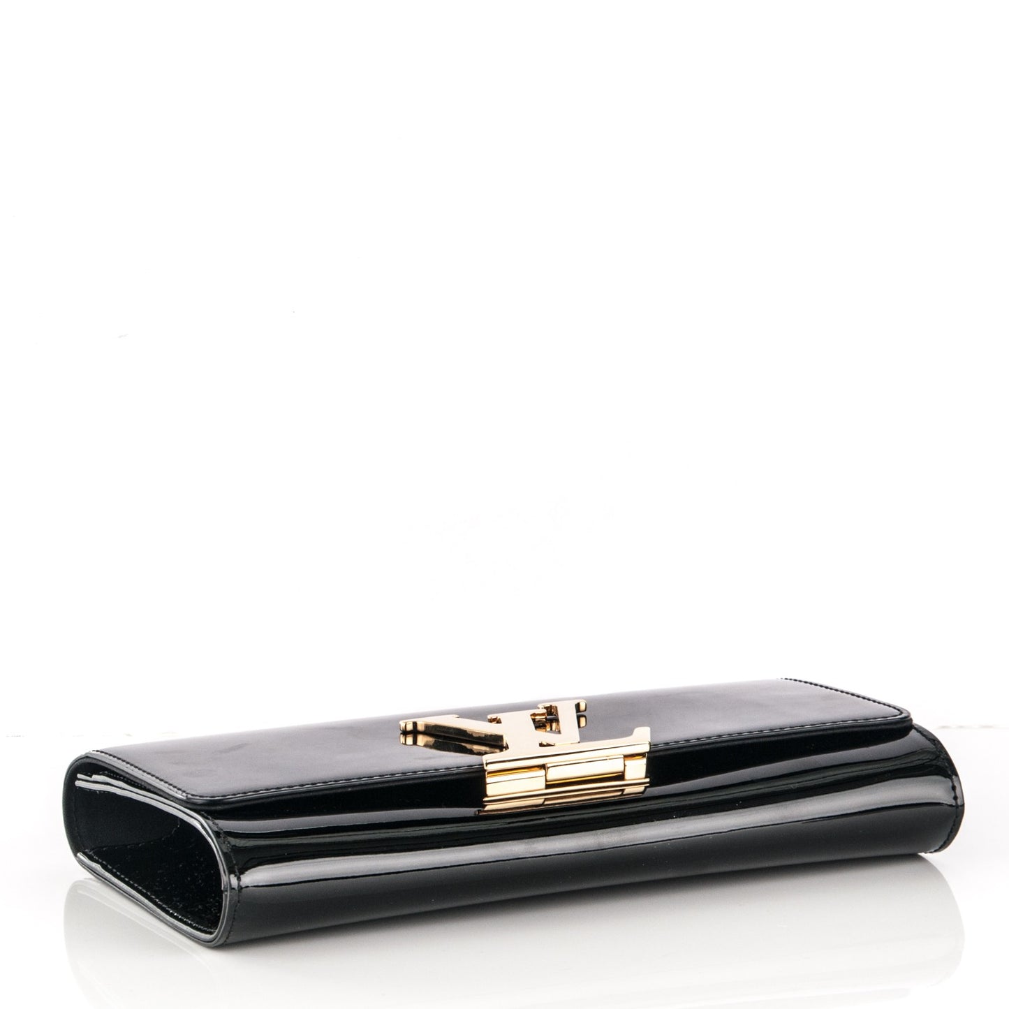 Patent Louise EW Clutch Black