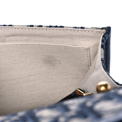 Christian Dior Oblique DiorAddict Flap Bag Navy Blue 14 of 14