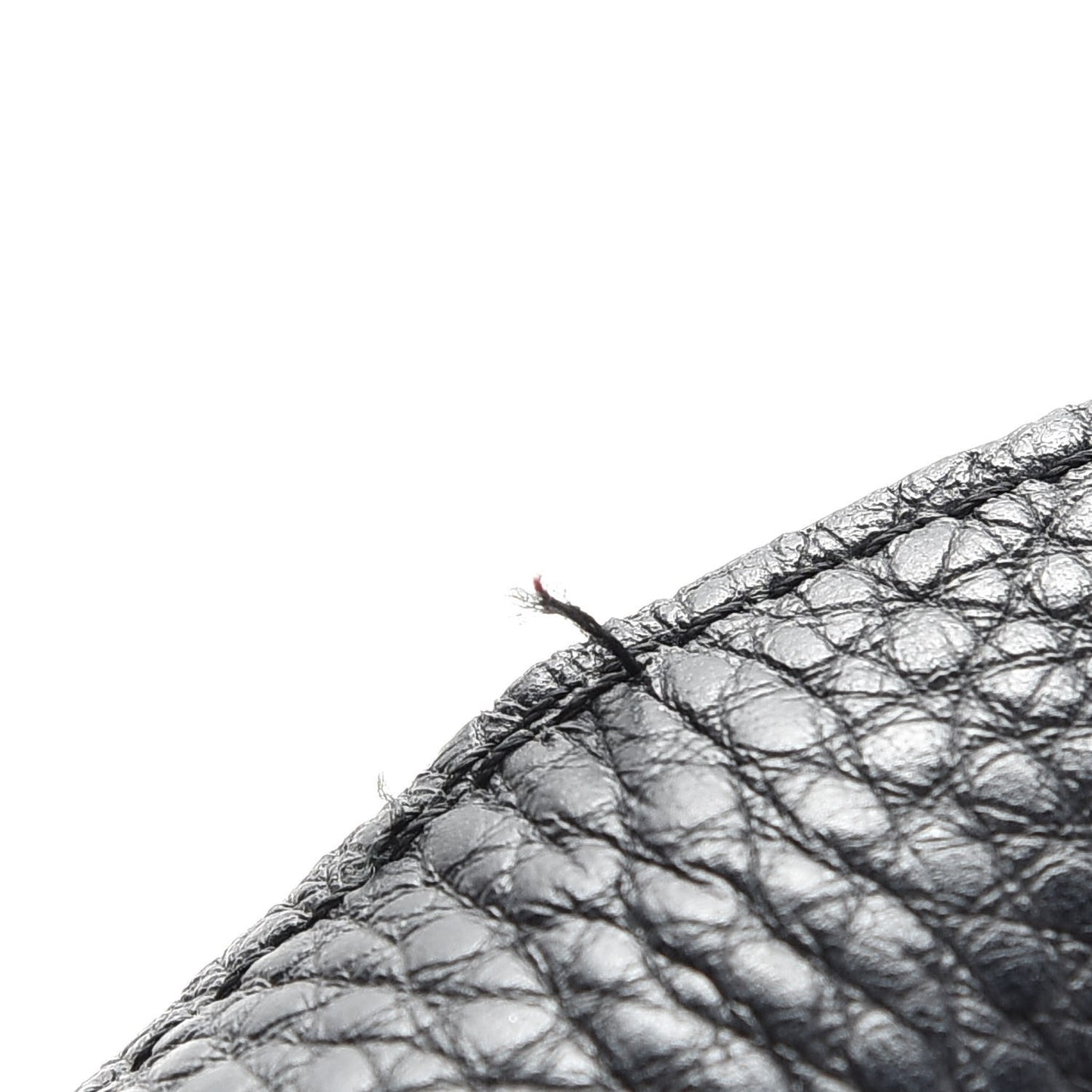 Calfskin Panettone Spiked Shopper Tote Black