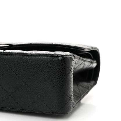 Chanel Caviar Quilted Medium Double Flap Black 10 of 11