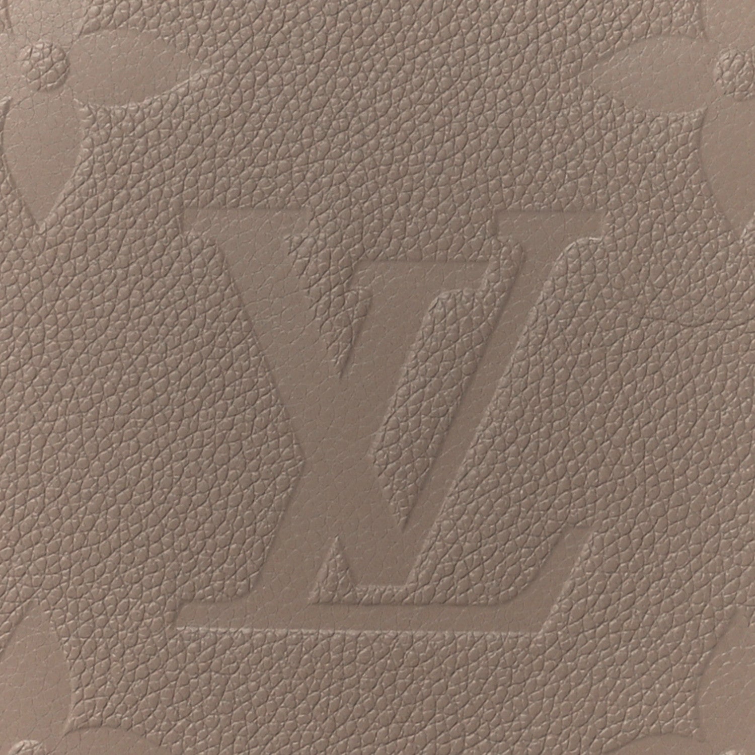 Louis Vuitton Empreinte Monogram Giant Neverfull MM Pochette Tourterelle 7 of 9