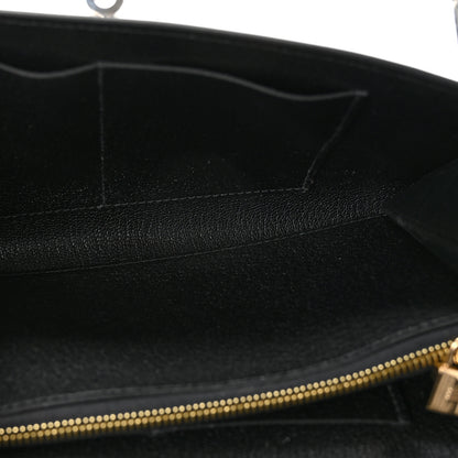 Hermes Chevre Chamkila Kelly Wallet To Go Black 5 of 10