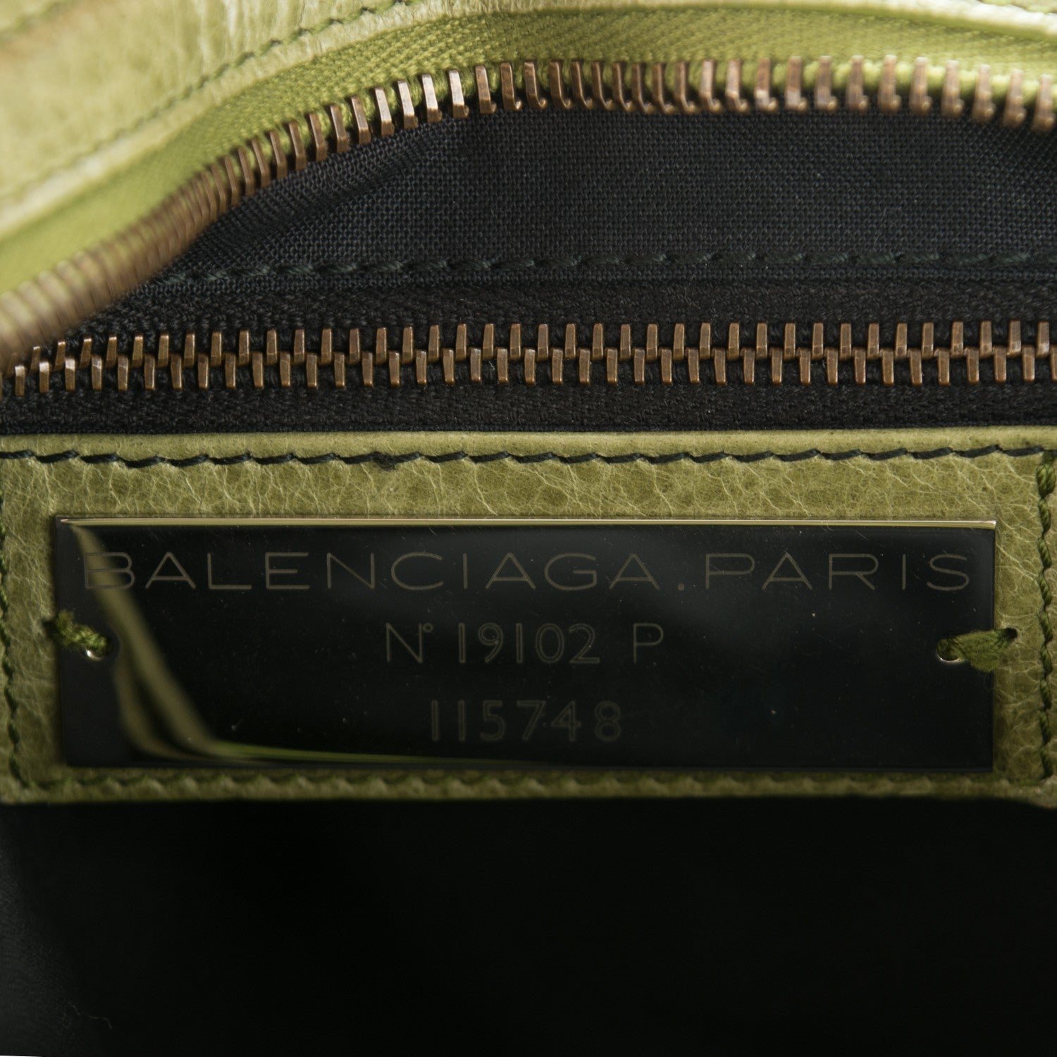 Balenciaga Agneau Classic Hardware City Light Olive 6 of 8