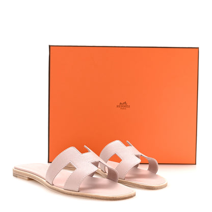 Hermes Epsom Oran Sandals 35.5 Beige Perlino 9 of 9