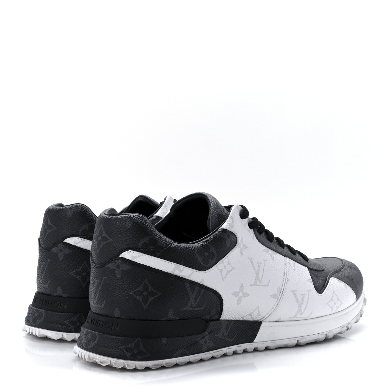 Louis Vuitton Monogram Eclipse Ice Reverse Mens Run Away Sneakers 9 4 of 8